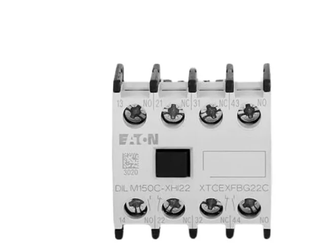 Brand New Original EATON Auxiliary Contact DILM150C-XHI22, Model XTCEXFBG22C In Stock, Matches DILM150 Series