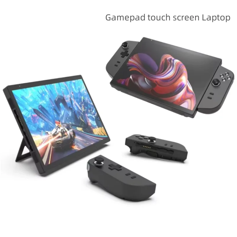 Mini Win dows Gaming PC 10.5 Inch Touch Screen Intel N95 2.0MP Camera mini laptop Detachable Gamepad Portable Handheld Gaming PC