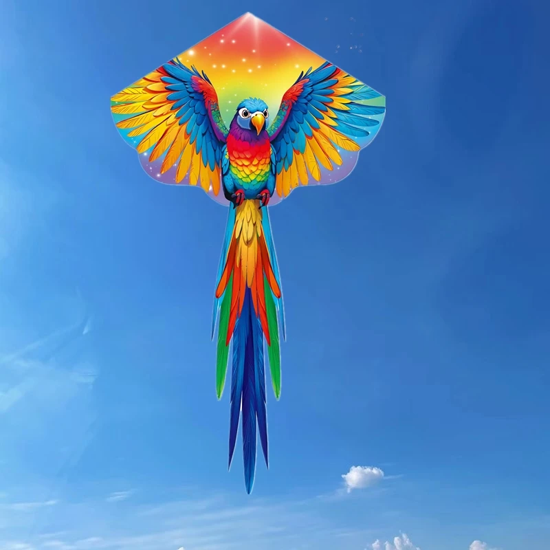 free shipping parrot kite for adults inflatable show kite Outdoor play fun toys ripstop nylon fabric kite flying parrot kite koi