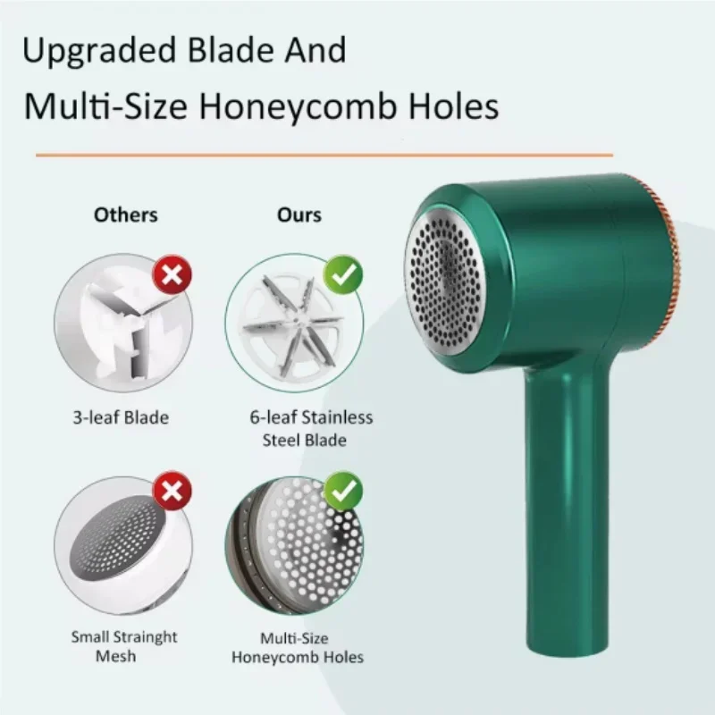 Lint Remover Rechargeable Pellet Fabric Shaver For Clothing Clothes Fluff Remover Portable Hair Balls Fuzz Removers Cleaner
