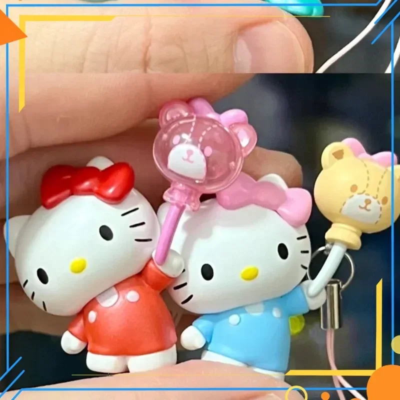 

New Sanrio Hello Kitty Balloon Celebration Series Cute Blind Box Kawaii Handmade Doll Desktop Exquisite Ornament Gifts Toys