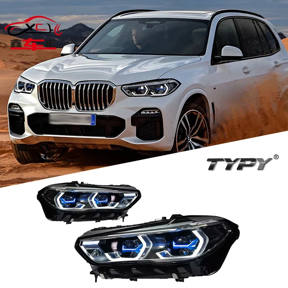 

TYPY Car For BMW X5 G05 LED Headlight 2019-2023 Upgrade Modified to New DRL Dynamic Turn Signal LED Headlight Auto Accessories