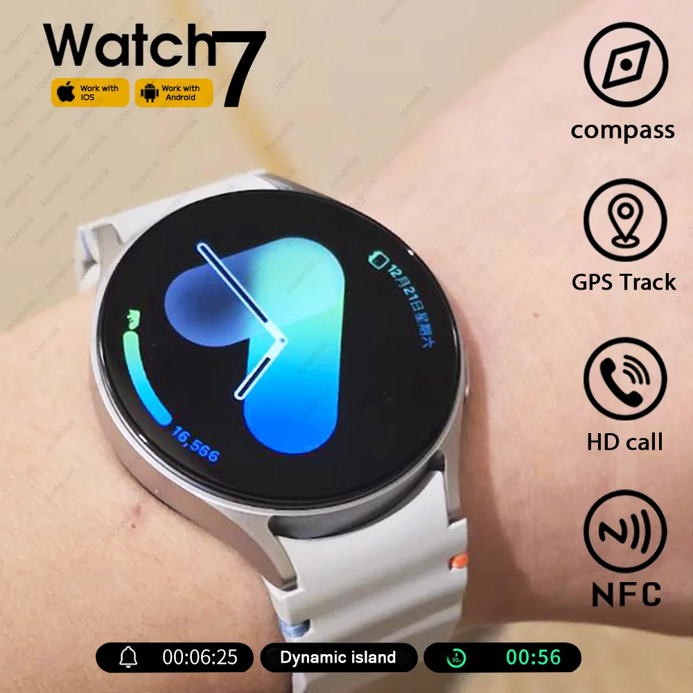 

Новинка 2023 года, умные часы Galaxy Watch 7, 42 мм, Amoled HD-экран, GPS, Bluetooth, спортивные часы с фитнес-трекером, умные часы с пульсометром