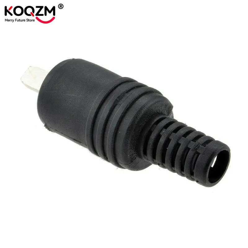 2pcs 2 Pin Black DIN Plug Speaker And HiFi Connector Screw Terminals Connector Power Signal Plug Adapters