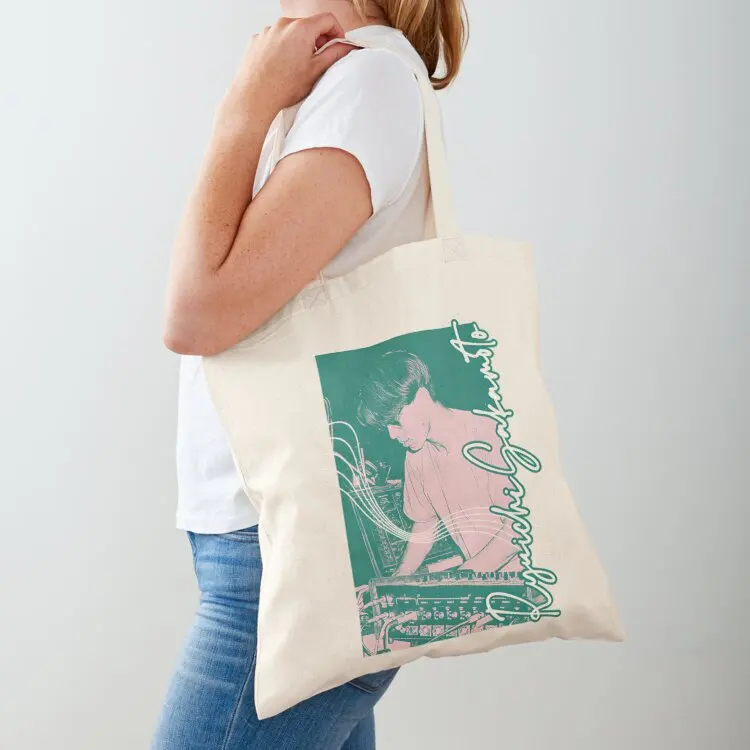 Ryuichi Sakamoto Tote Bag shopper bags for women Shopping bags Canvas bags woman 2025