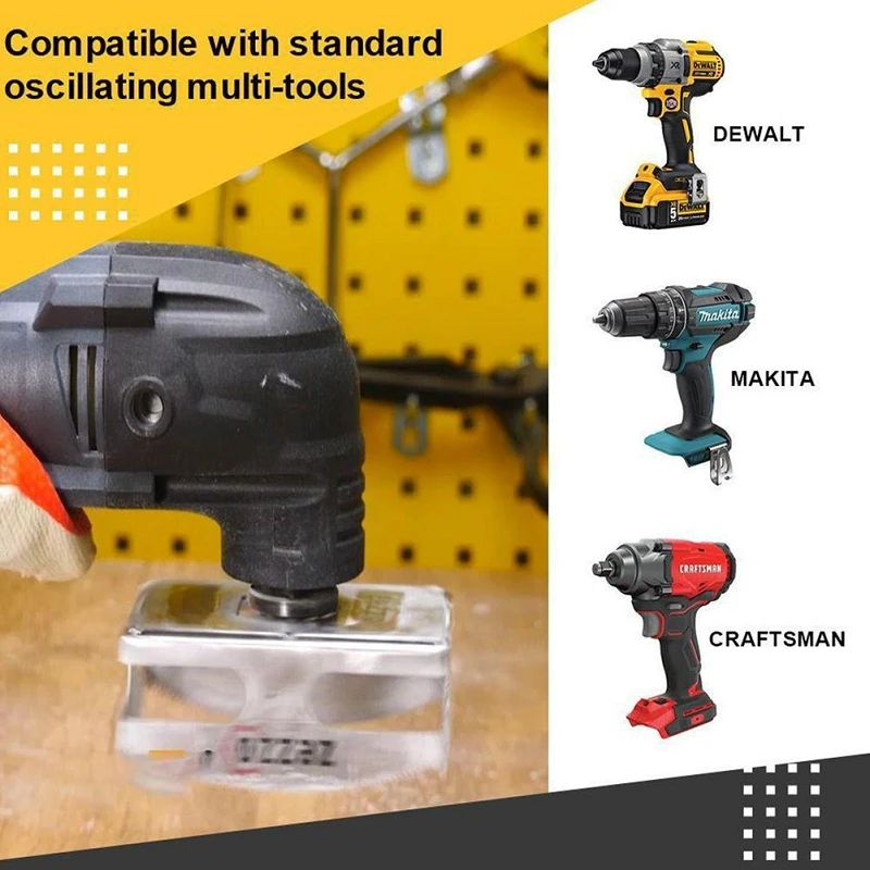 Square Slot Cutter Milling Cutting Slotter Hole Tool Woodworking Slotting Cutter Rack Accessories Square/Rectangle Slot Drill