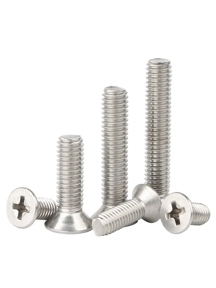 M6x20/40mm 304 Stainless Steel Phillips Flat Countersunk Head Screw Bolt