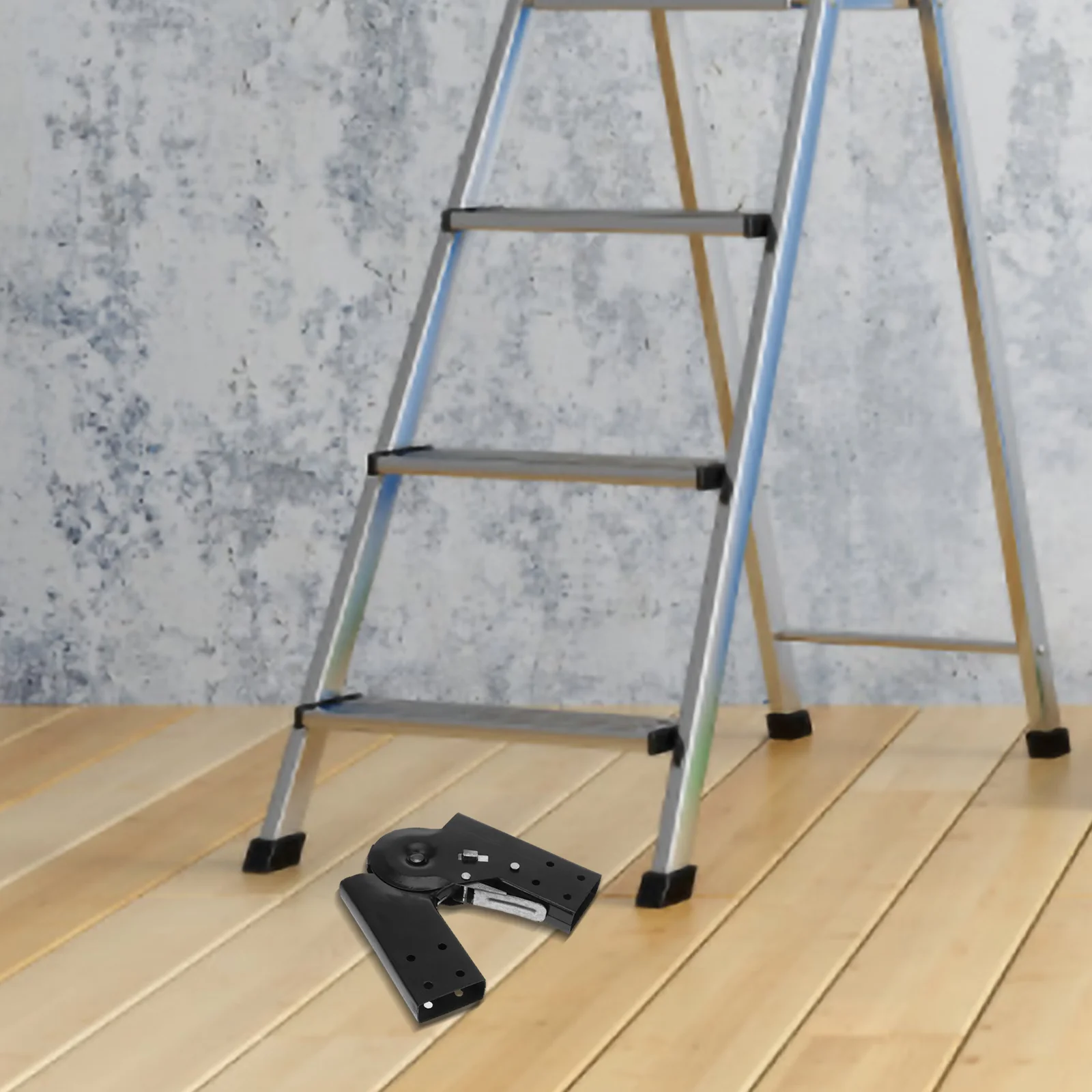 55Cm Aluminium Opstapladder En Beugel Met Zolderladderbevestiging En Opvouwbare Trappen Hardware Voor Ladderverbinding En Scharnierbeugel