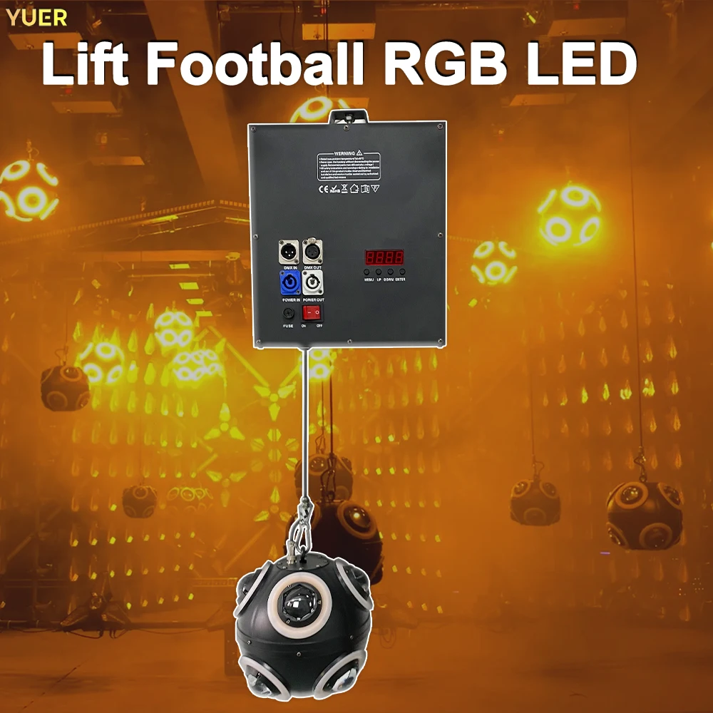 

180 Вт светодиодный футбольный фонарь 4в1 RGBW светодиоды DMX512 стробоскоп 32-битное затемнение управление звуком IP20 для освещения сцены, концертного театра