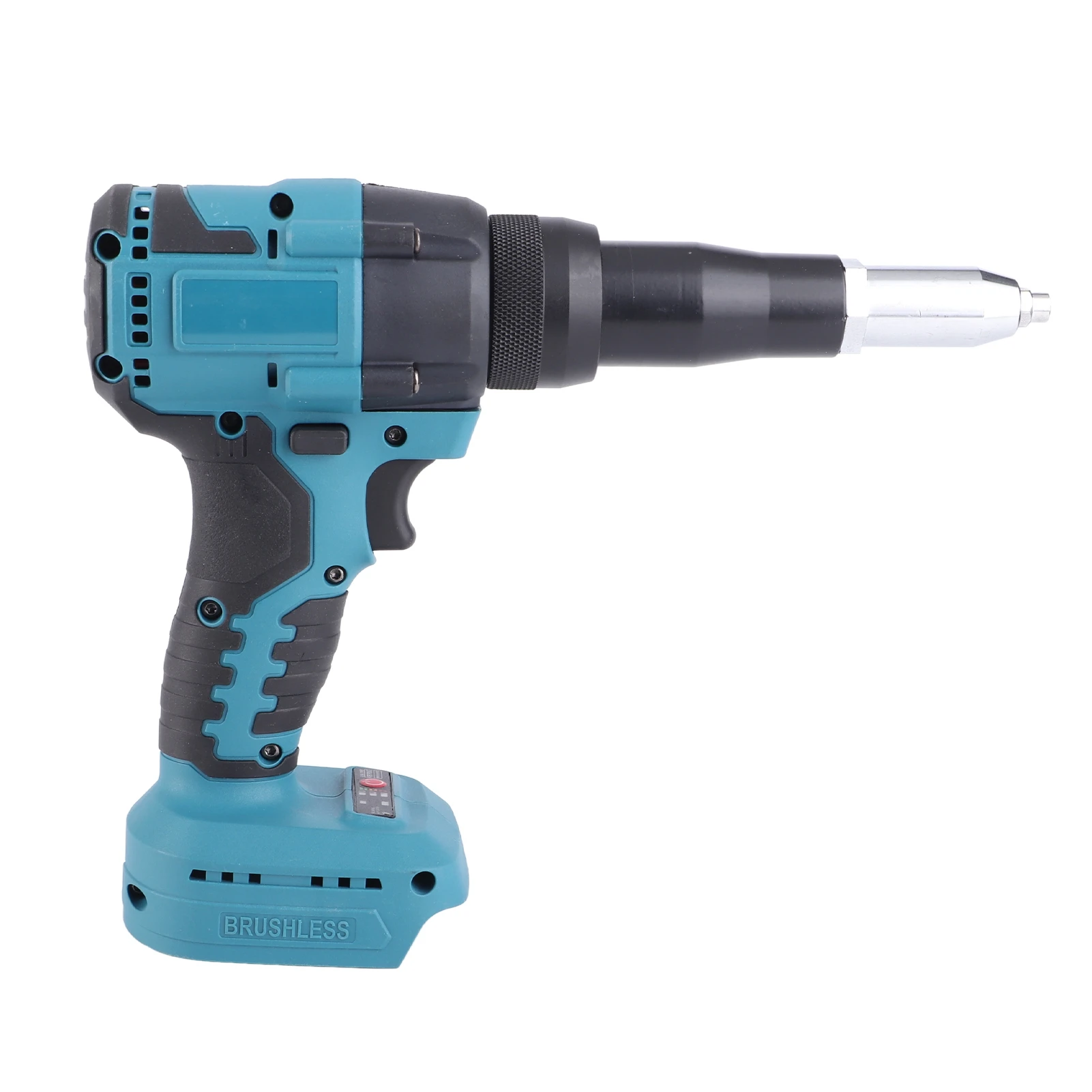 18V Blue Cordless Brushless Electric Rivet Gun LED Automatic Rivet Nut Hand Tool for BL1815 Battery 3.2‑4.8mm