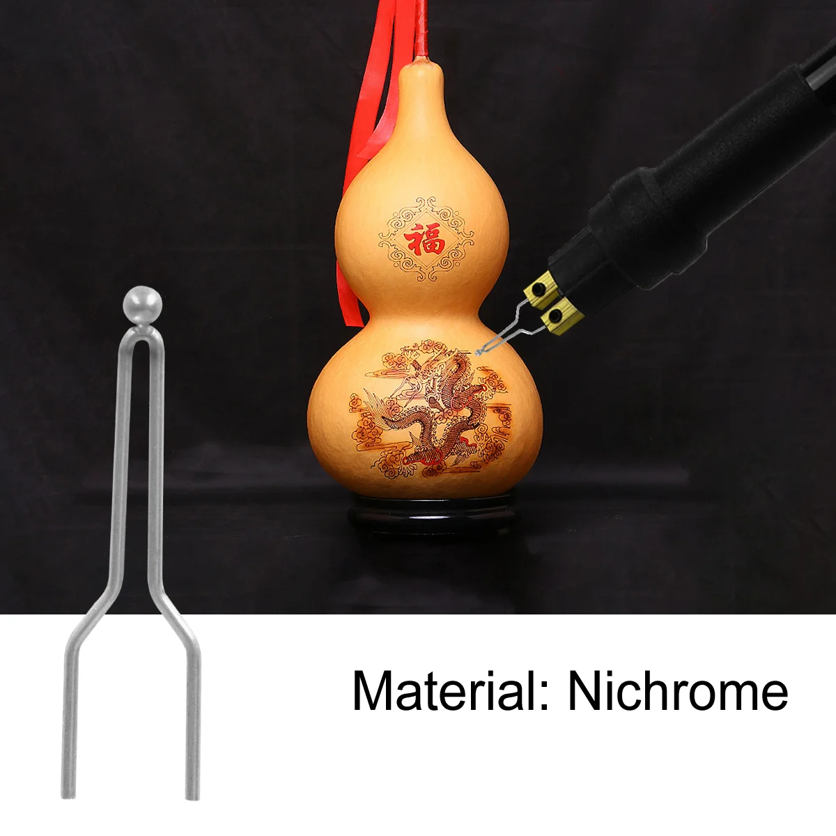 9 Pcs Pyrographic Tip Pyrography Kit Tips Heating Wire High Impedance Wood Burning Machine Steel