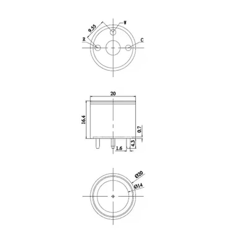 Rilevamento sensore Amberlite XAD 16 O3 Rilevatore gas AC R134 Sensore di rilevamento ozono Me2-O3