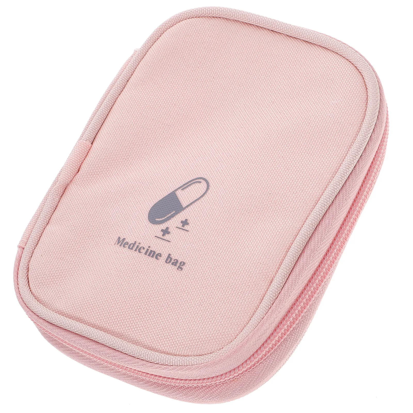 Small Medicine Bag First Aid Pouch Portable Organizer for Travel Business School Fitness Backpacking Emergency Supplies