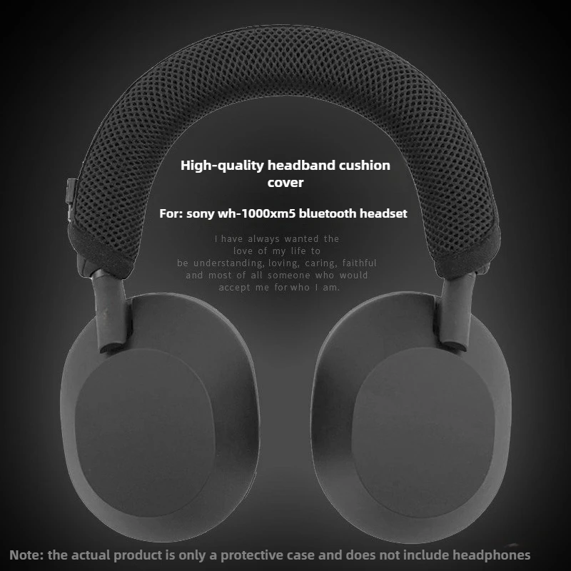 Para auriculares Sony WH-1000XM5 - Funda suave para diadema | Almohadilla protectora para auriculares inalámbricos con cancelación de ruido