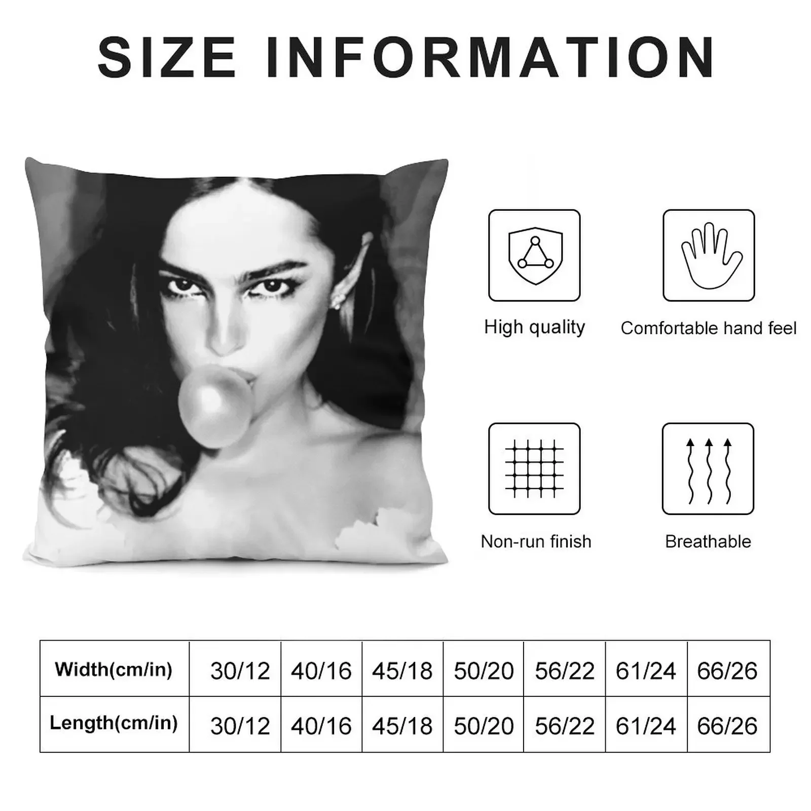 Addison Rae AR BW Throw Pillow Covers For Sofas christmas pillowcases luxury home accessories pillow