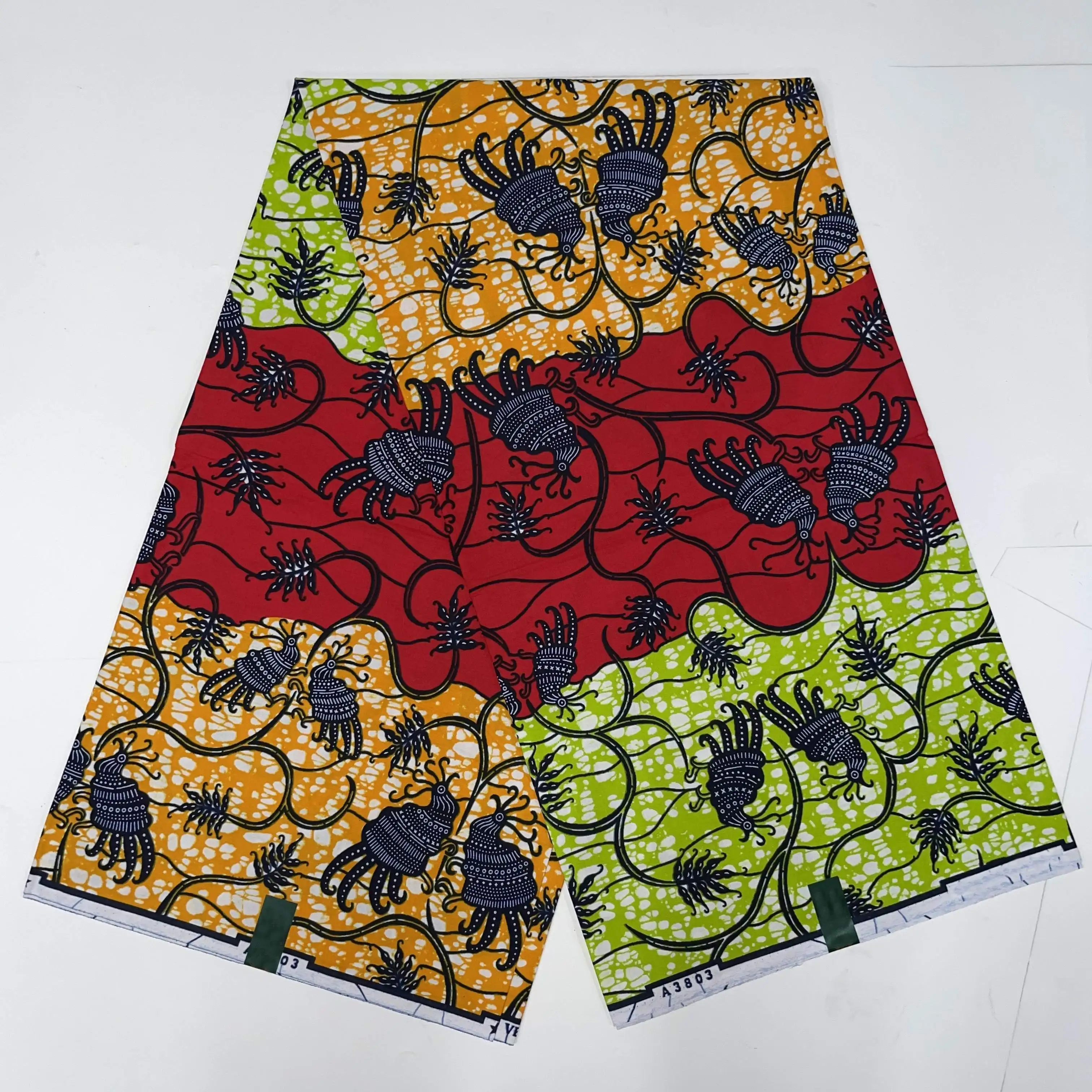 Ankara Wax Fabric 2024 High Quality African Wax Print Fabric 100% Cotton Soft Guaranteed Veritable African Real Wax Pagne Dress