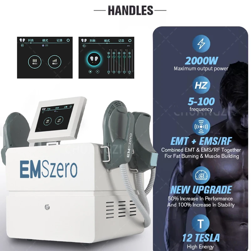 

EMSzero Sculpt Machine RF 6000W New EMS Body Sculpting Electromagnetic Slimming Weight Loss Fat Removal Muscle Stimulation Salon