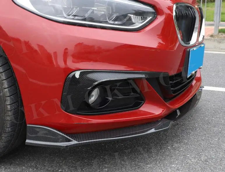 

Защитный бампер на голову, глянцевый черный спойлер на подбородок для BMW 1 серии F20, основание седана 118i 120i 125i 2017 2018, Стайлинг автомобиля