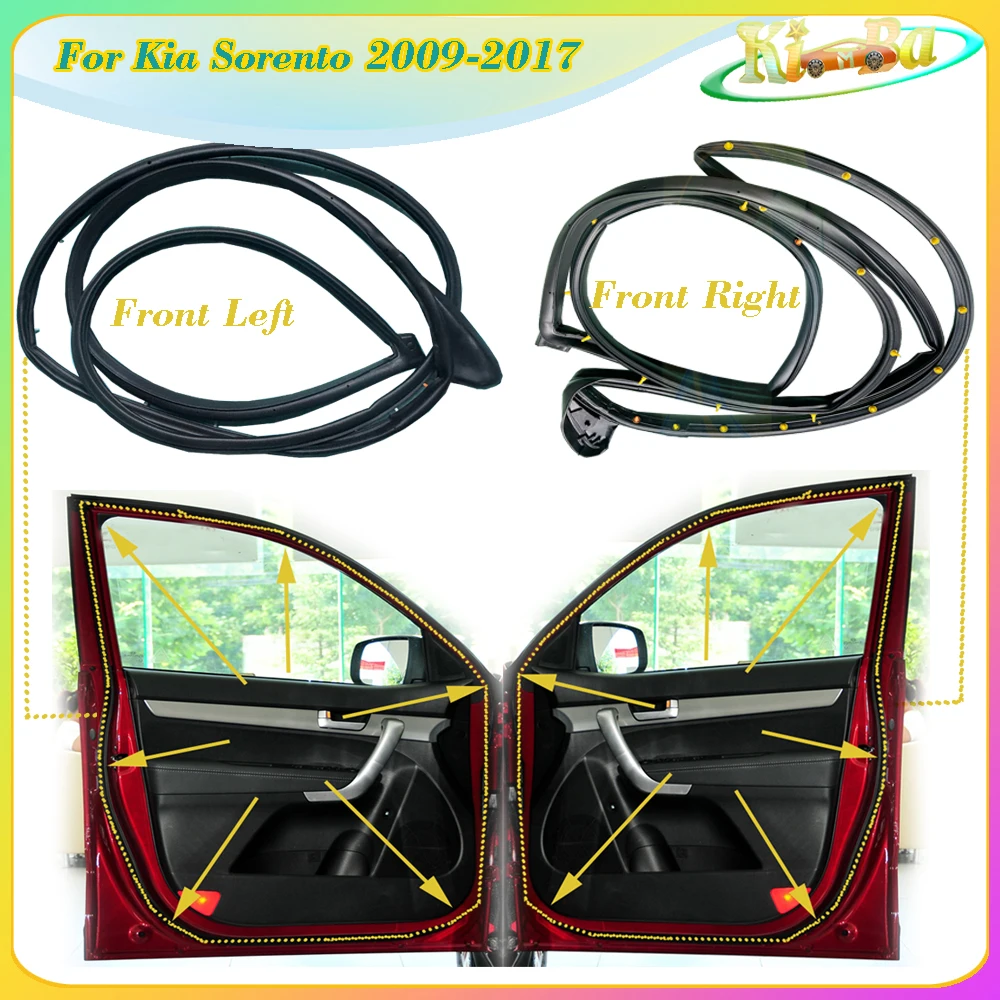 KIMBA For Kia Sorento 2009-2017 Genuine Parts Car Body  Rubber Door waterproof sealing strip