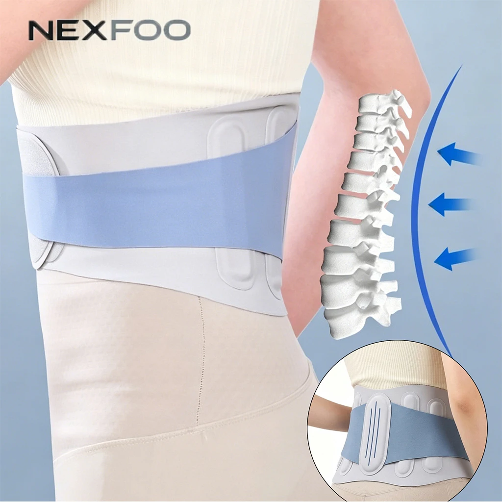 Adjustable Lumbar Support Belt Breathable Compression Waist Support Belt for Men Women Working Lifting Sports Back Protection