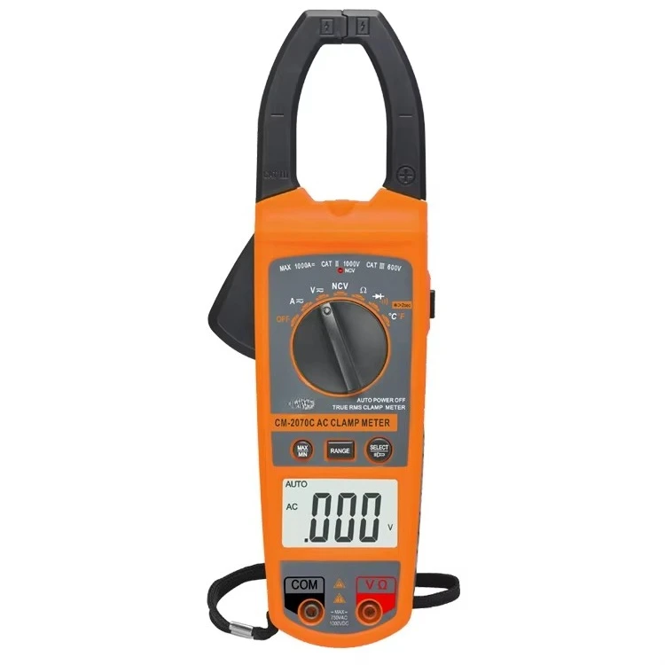 CM-2070C 3 1/2 Digits Wholesale Digital Ac Clamp Multimeter with Backlight and Clamp Light