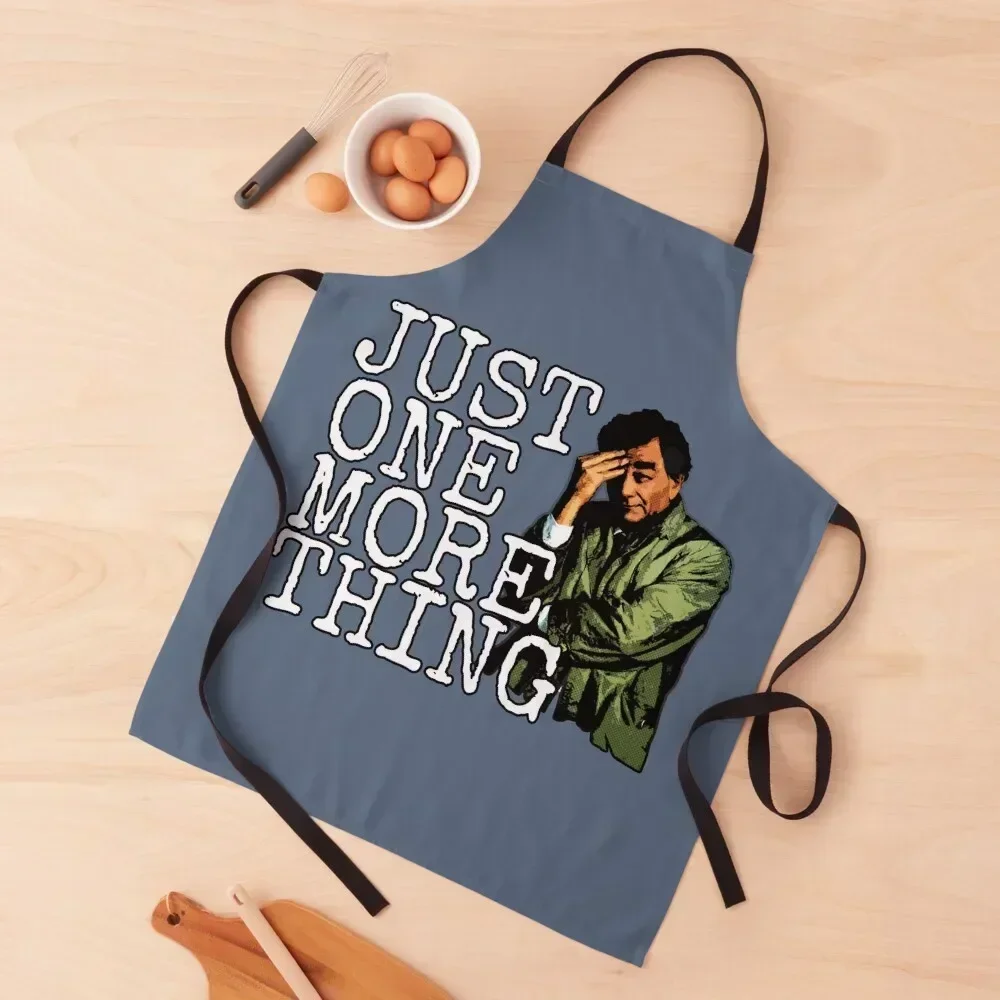 

Just One More Thing Apron Restaurant home women chef for man Cute Kitchen Accessories Apron