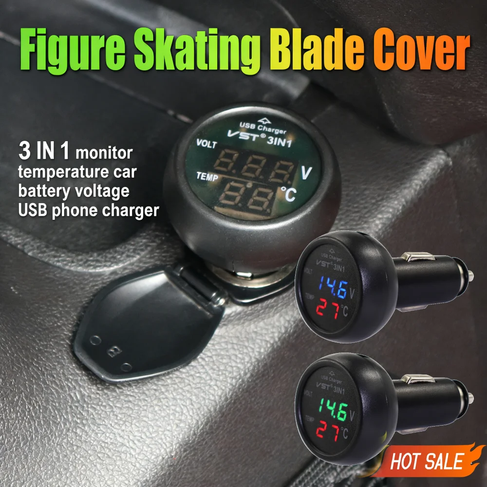 3 In 1 Auto Voltmet…