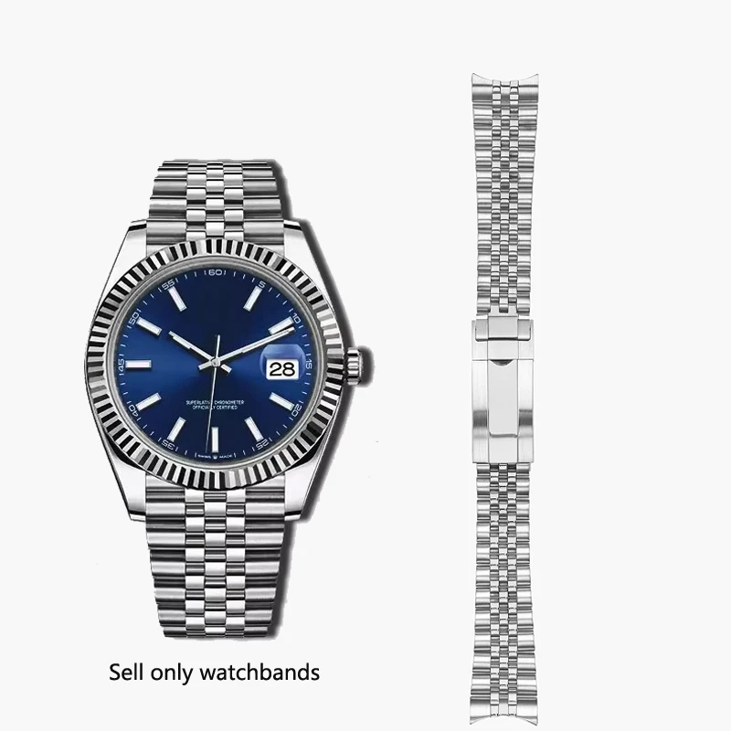 

Ремешок для часов Jubilee 20 мм для Rolex Sub GMT Yacht Daytona, роскошные детали для браслетов, сменные аксессуары для ремешков из нержавеющей стали