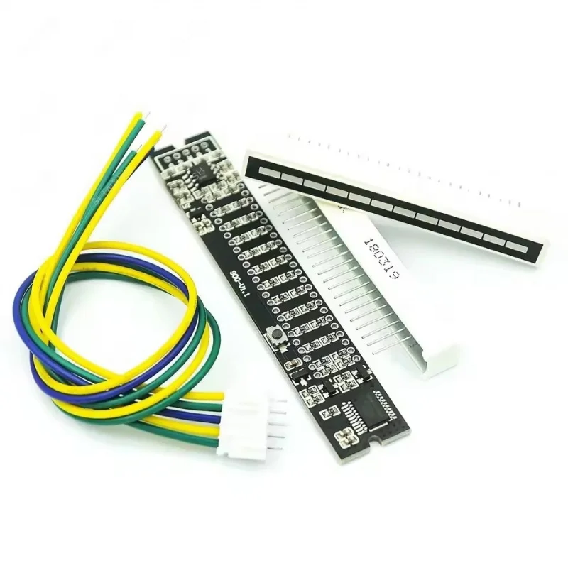 LED Music Spectrum Level Indicator Dual Channel 12-Bit 7G 2O 3R