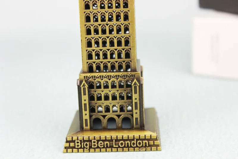 Weltberühmtes Wahrzeichen-Gebäude, Big-Ben-Modell mit Uhr, Riesenrad, für Zuhause, Büro, Schaufenster, Desktop-Dekoration, Souvenir – Detail 8