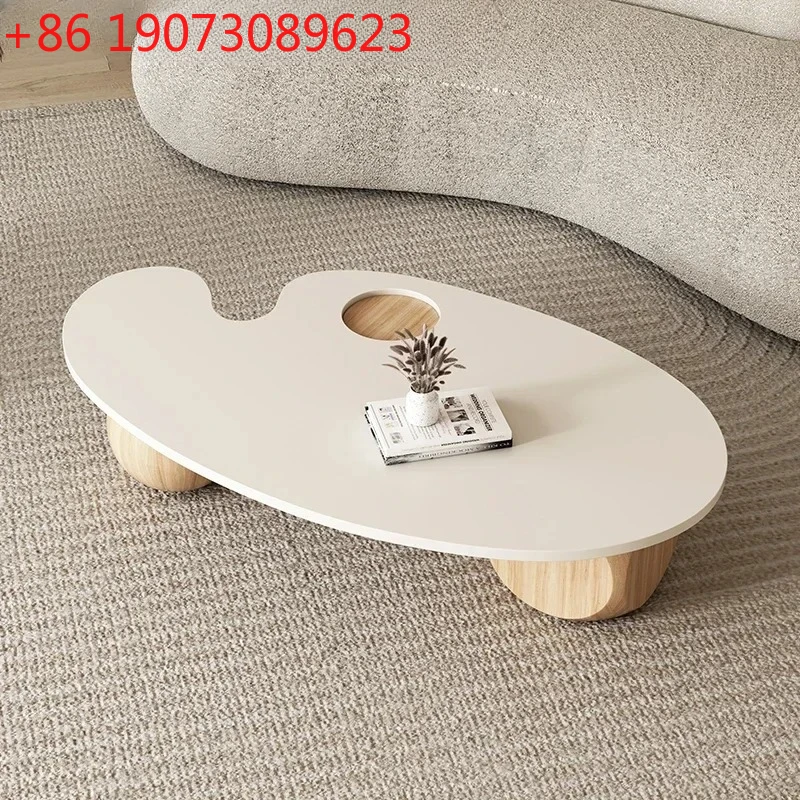 

Wood Designer Coffee Table Trau Small White Aesthetic Nordic Coffe Table Simple Minimalist Stoliki Do Kawy Furniture For Home