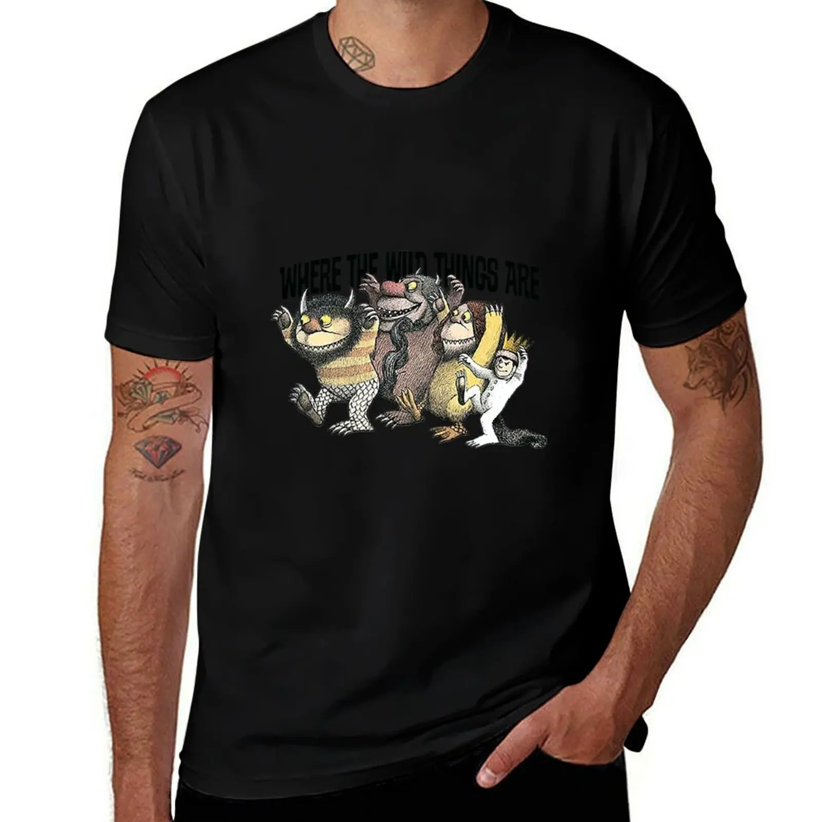 

Where The Wild Things Are T-Shirt funny t shirts cotton graphic t shirts for man T-Shirt