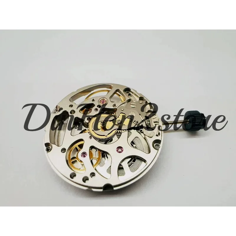 For PT5054 Skeleton 3-character Calendar Movement, Can Replace E T A2824 PT5000