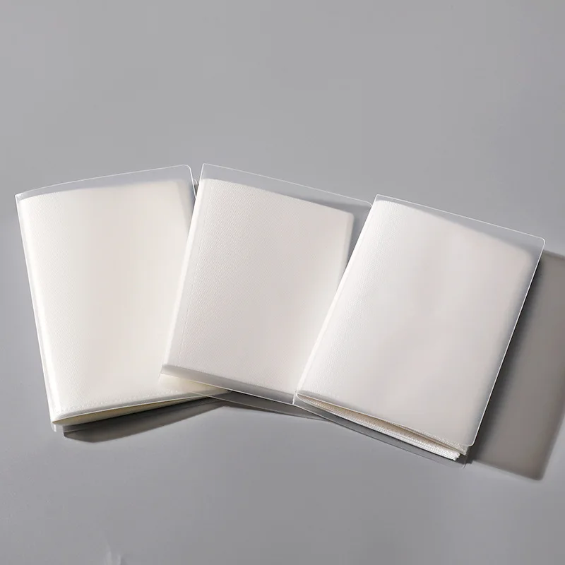 PP Cover 3-Inch 5-Inch Photo Album Solid Color Modern Style Record Photo Album Insert Style Ticket Movie Ticket Storage Album
