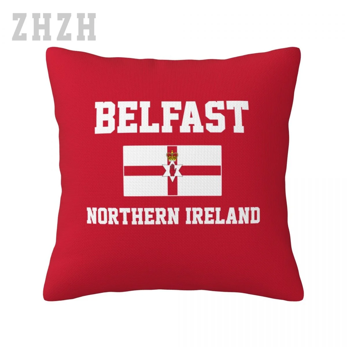 Linen Pillowcases Northern Ireland Belfast Capital Throw Pillow Cover Family Home Decor Sofa Car Waist Cushion