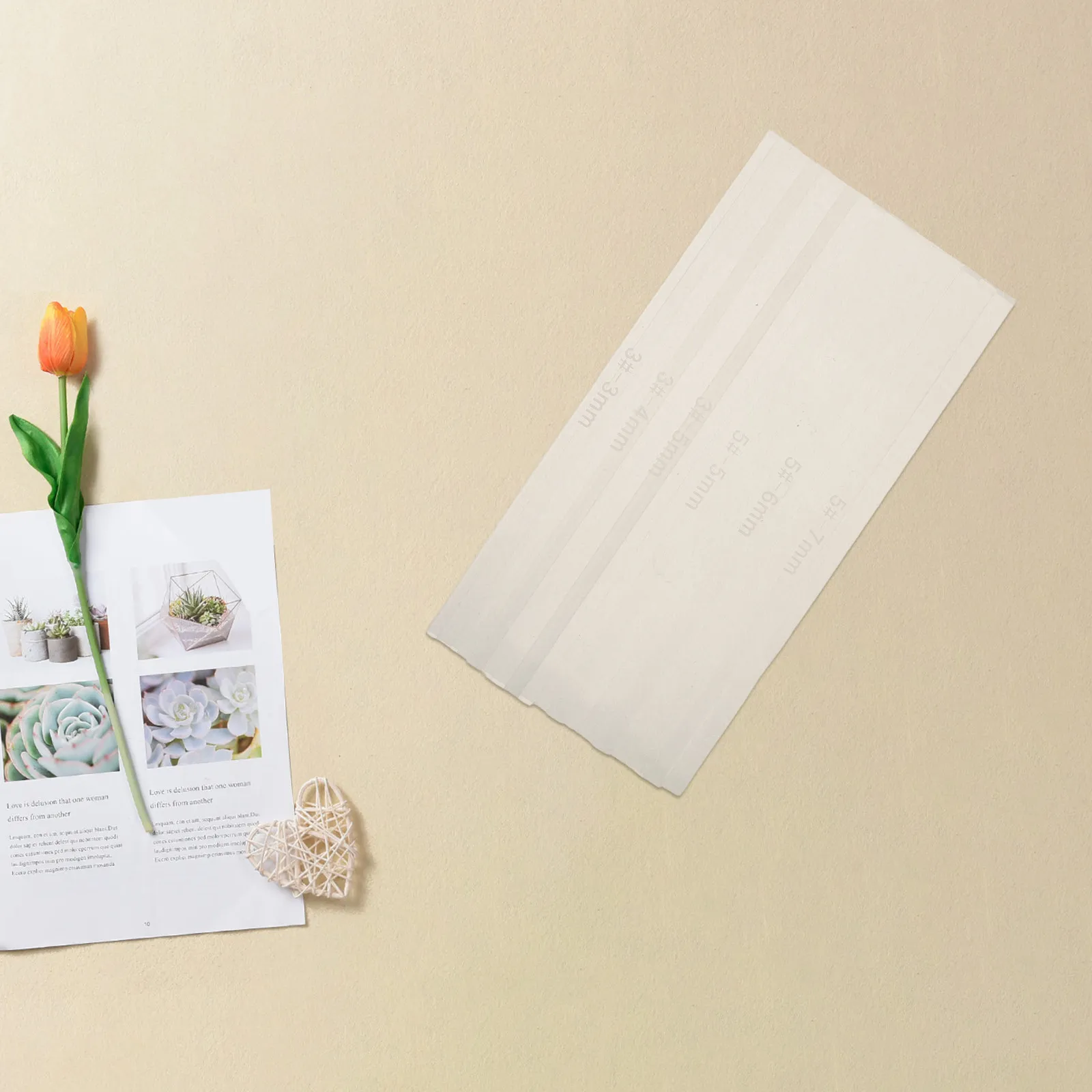 

6Pcs Acrylic Zipper Glue Pads Craft Adhesive Applicators Zipper Alignment Rulers for DIY Sewing Tool