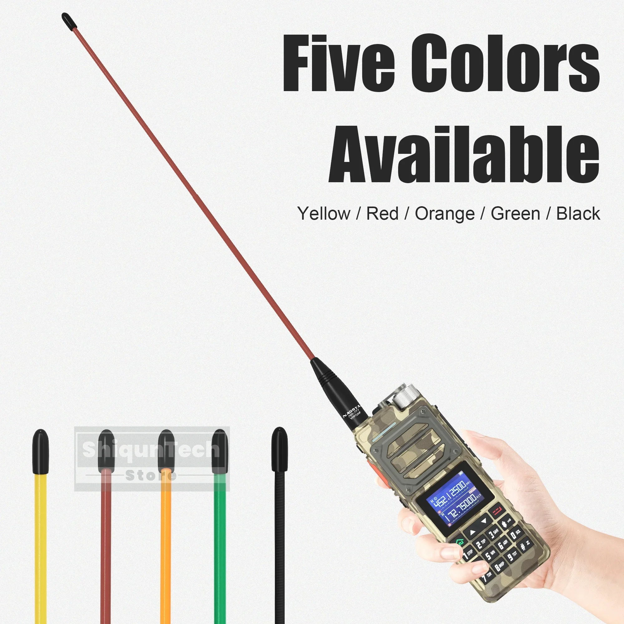 Baofeng NA-771 Nagoya Antenna SMA Female Dual Band VHF/UHF 10W Max Walkie Talkie Antenna Long Range For Baofeng DM-32 UV-32 UV5R