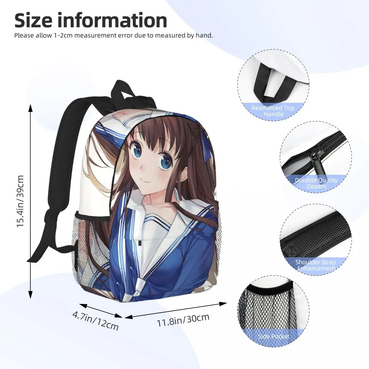 Fruits Basket Anime Backpack Daypack Large Capacity Boys Girls BookBag Shoulder Bags for Men Women Kids School Bag