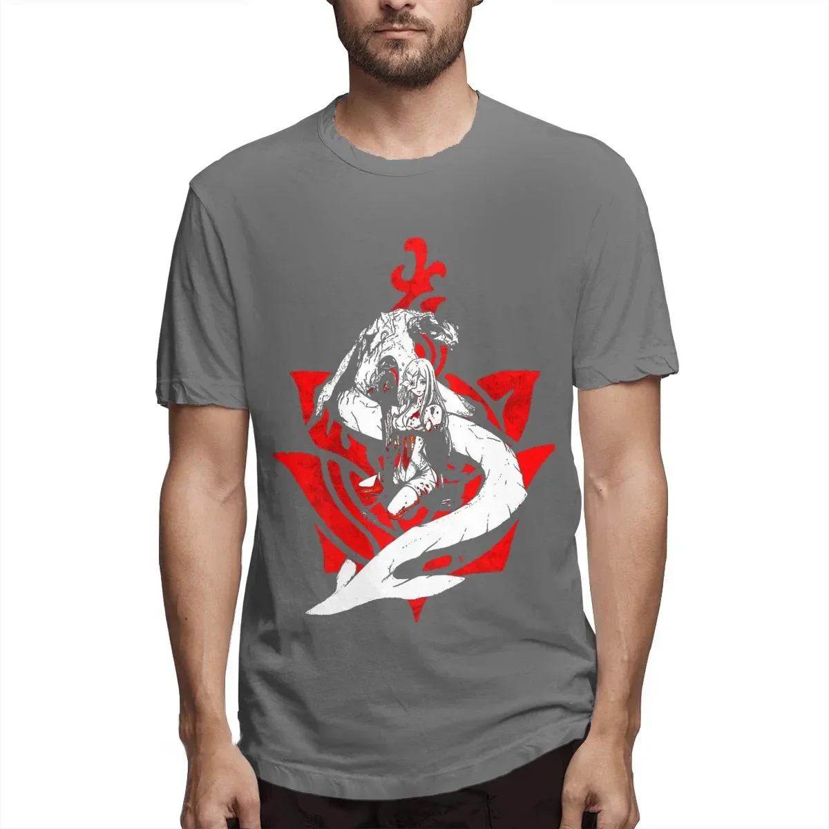 Shirt Men Clothing Nier Automata Alien Human Fighting Game T-Shirt Zero And Mikhail Fashion Short Sleeve TShirt