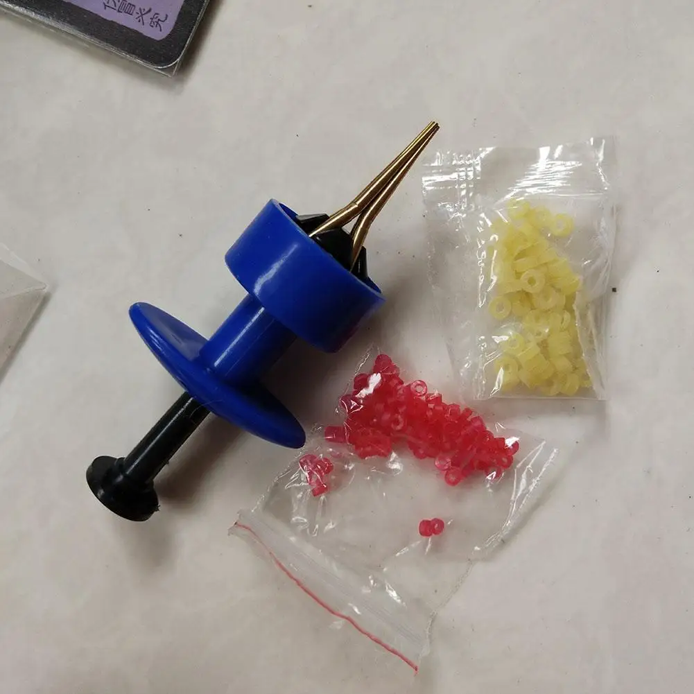 

1Pcs Professional Maggots Lure Load Lobworm Earthworm Angleworm Bloodworm Clip Pellet Plier Lure Bander Baits Clip Pesca Tackle