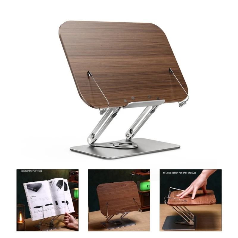 Book Stand Reading Book Holder Adjustable Tablet Laptop Bracket Reading Pad Support Board Multi Functional DropShipping