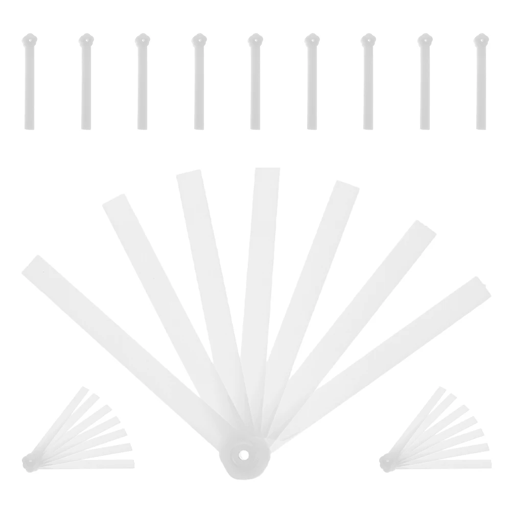 

12 Pcs Folding Fan Making Frame Foldable Hand Diy Fans for Crafts Handheld Accessories Ribs Plastic Handmade Kit