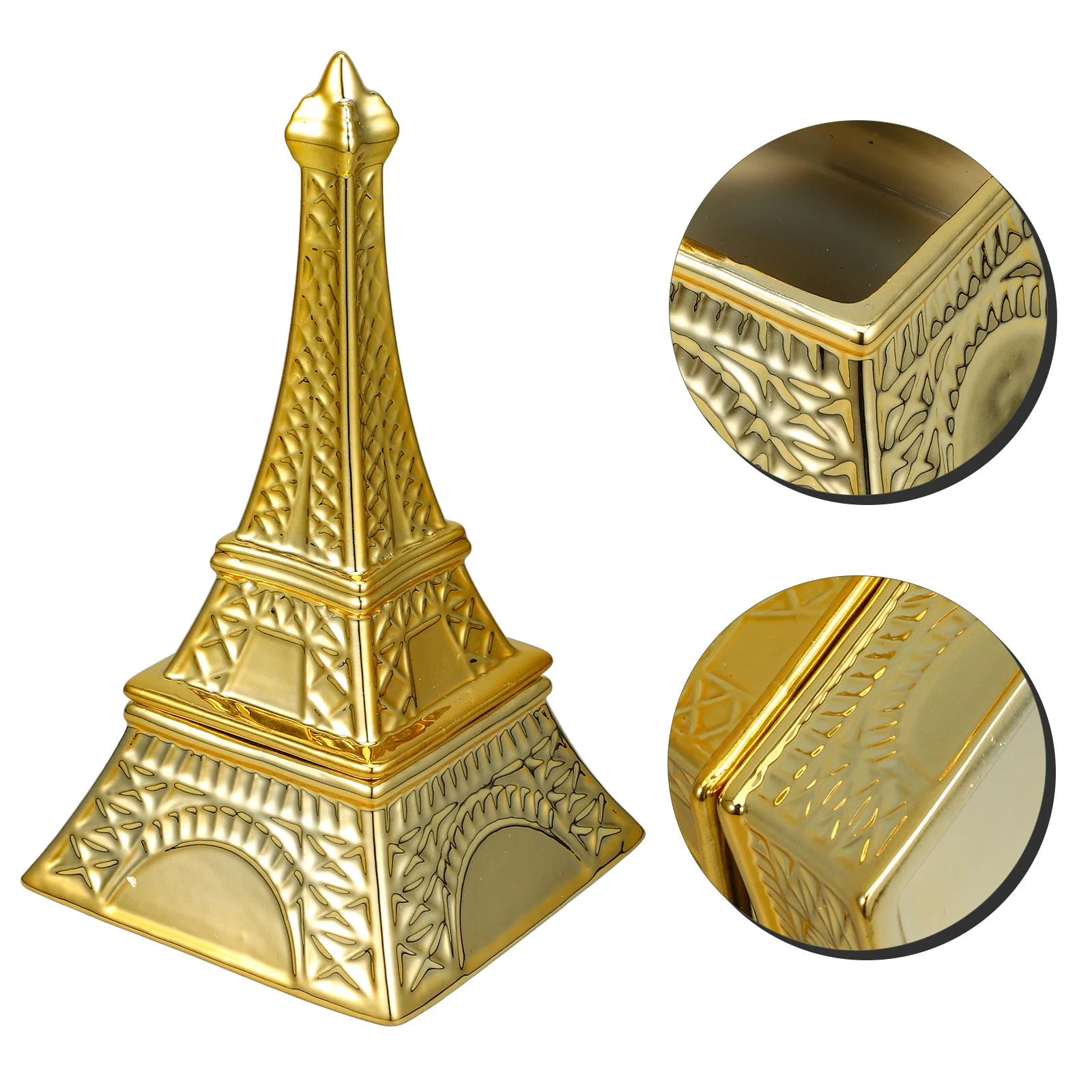 

Retro Pyramid Jewelry Box Ceramic Vintage Trinket Storage Case Small Organizer for Rings Earrings Bracelets Dresser Decoration