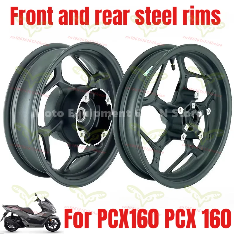 

Suitable for PCX160 PCX 160 Front and Rear Steel Rims Original WH150T-2-3 Front and Rear Disc Brake Wheels,aluminum Wheels
