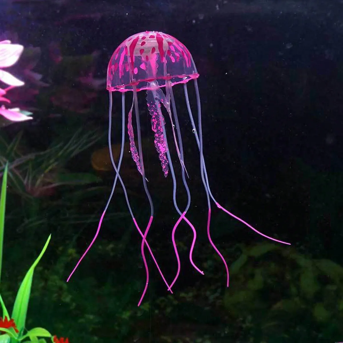 Decorative Artificial Jellyfish for Aquariums in Stunning Colors Soft and Flexible Tentacles Add a Magical Touch to Fish Tank
