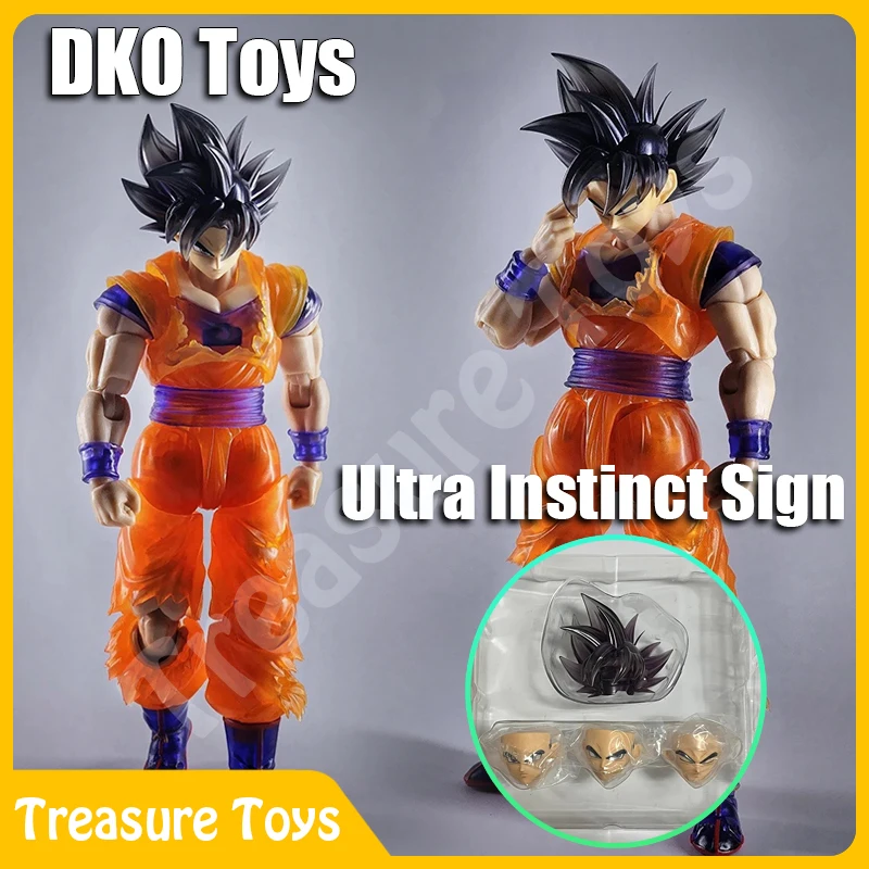 

DKO Toys Dragon Ball Super Saiyan Ultra Instinct Sign Son Goku Head Accessories Head Sculpt Anime Action Figure Model Toys Gifts