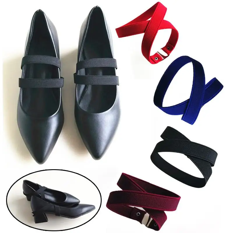 

High Heels Bundle Shoelace Elastic Shoe Band Anti-skid Strap DIY Shoe Accessory Strap Anti-drop Heel Supplies Useful Shoe Charms