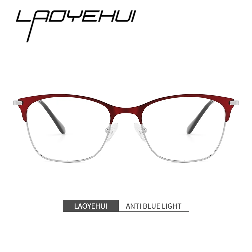 

Reading Glasses Woman Trend 2023 Red Glasses Anti Blue Light Prescription Glasses for Reading Women Vintage Lense Eyeglass Frame