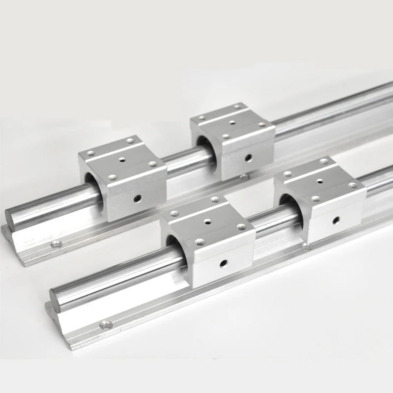 Imagem -02 - Diâmetro Trilho Linear Sbr16 L800 mm Trilho Guia de Movimento Linear Mais Peças Sbr16uu Rolamento Blocos Peças 16 mm de
