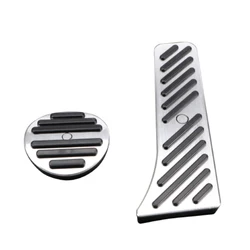 Non-slip Aluminum Alloy Throttle Accelerator Brake Pedal Cover For Mercedes Smart 451 Fortwo Car Parts Modification Accessories